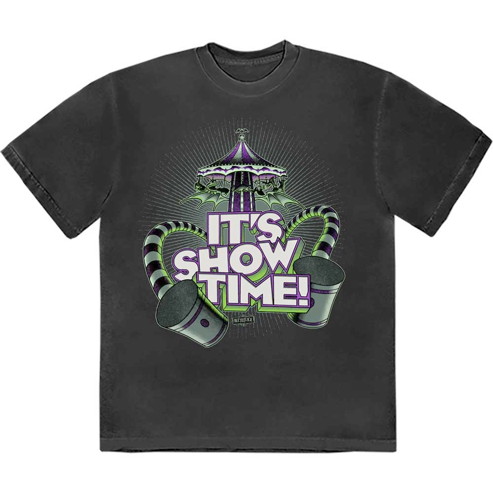 Beetlejuice - It's Showtime Carousel Tshirt Homme - Noir